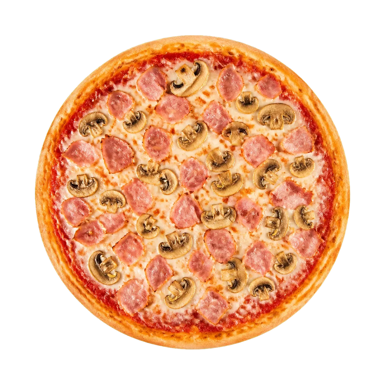 Pizza Funghi e Prosciutto